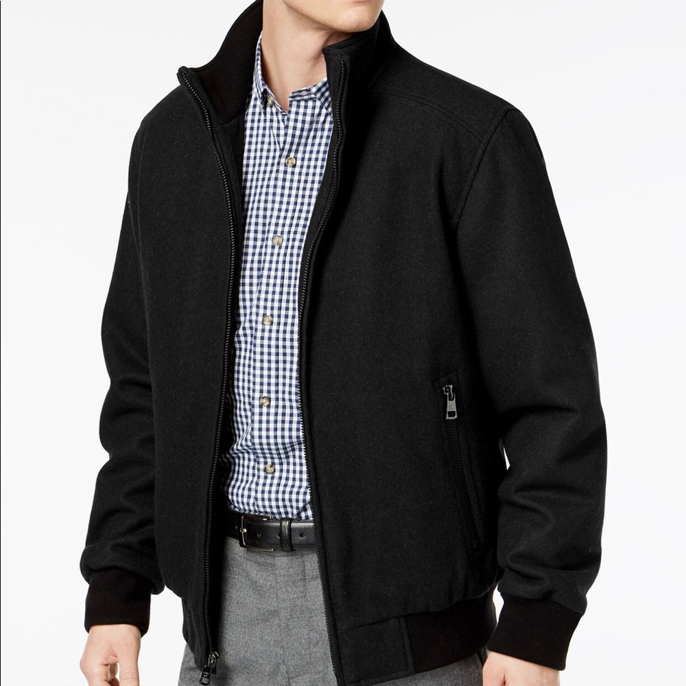 Calvin Klein full zip wool bomber jacket c… - Picture 8 of 8